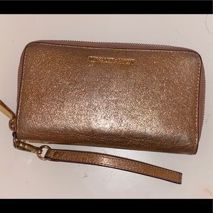 Michael Kors Pink Glitter Wallet